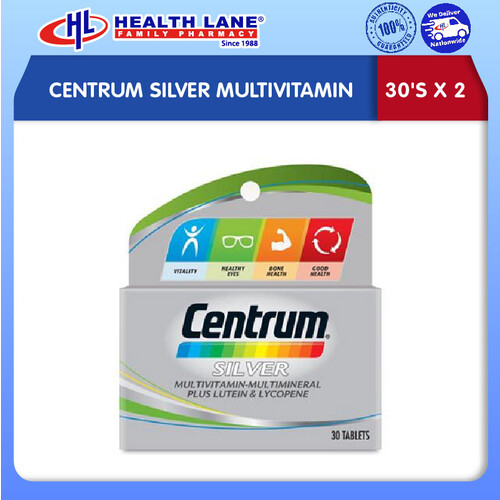 CENTRUM SILVER MULTIVITAMIN 30'Sx2 | Health Lane eStore Malaysia